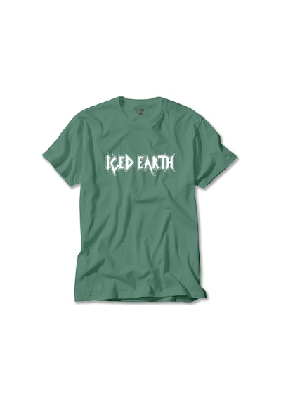 Iced Earth Logo Füme Tişört