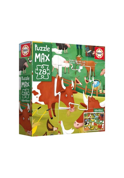 Educa Puzzle Maxi Çiftlik Hayvanları 28 Parça Çocuk Puzzle - 68 X 48 Cm - 3+ Yaş