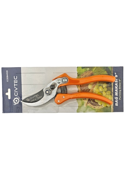 Civtec Ebm109 Bağ Makası 9" Vakumlu