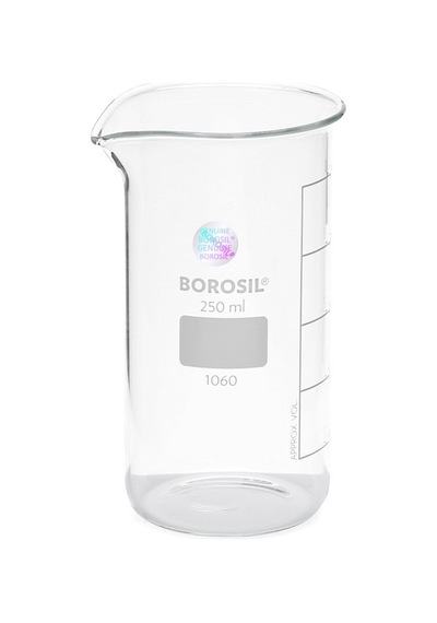 Borosil Uzun Form Cam Beher 250 ML