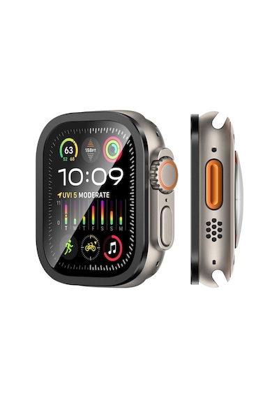 Apple Watch Uyumlu  Ultra 1/2/3 49mm High Glass Kolay Cam Ekran Koruyucu