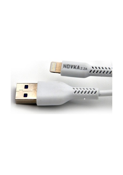Novka NVK01 Lightning Uyumlu 2.2 A Usb Şarj Kablosu 1 M