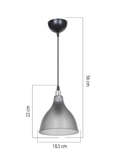 Ag Lightdesign Siyah Sarkıt Avize Yatak Odası Salon Mutfak Koridor Lamba 18 Agnm95 Diğer