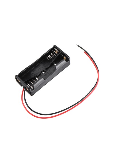 Aaa Pil Kutusu Yuvası İnce Küçük Tip 2 Adet 1.5v Pil Toplam 3v Plasitk Pil Tutucu 14cm Kablo