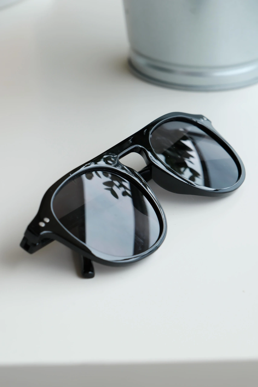 Royal Eyewear Re1107 Siyah Güneş Gözlüğü Siyah - Mavi