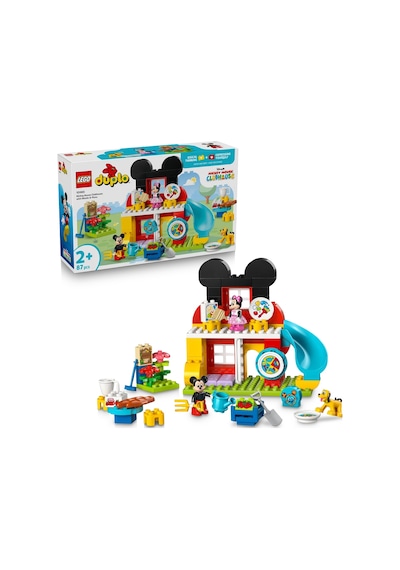 LEGO® DUPLO®│Disney Minnie ve Pluto ile Mickey’nin Kulüp Evi 10465 -2 Yaş ve Üzeri Çocuklar için Yaratıcı Oyuncak Yapım Seti (87P)