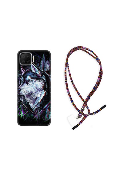 Oppo A73 Kılıf Rasta Boyun Askılı Dog Eyes 1761