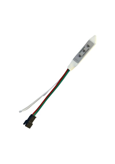5-24v Mini Tek Renk Yürüyen Pixel Şerit Led Su Akan Anahtarlı Kontrol Devresi Ws2811