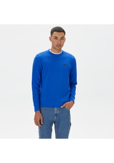 Under Armour Unstoppable Fleece Erkek Mavi Sweatshirt