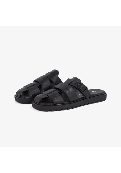 Calvin Klein Molded Erkek Siyah Sandalet-düz-ym0ym01220