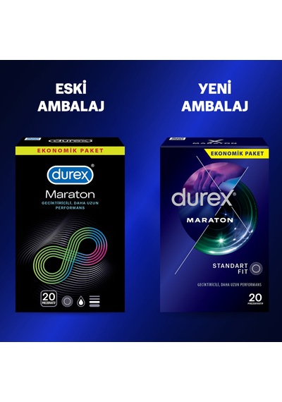 Durex Yok Ötesi  İnce 20'li + Maraton  Prezervatif 20'li