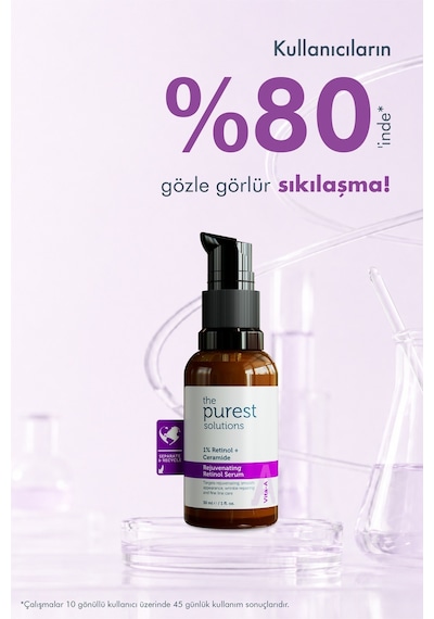 The Purest Solutions Vita-A Rejuvenating Retinol Serum (%1 Retino) 30 ML