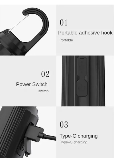 Gold Silver Şarjlı Ampul 10w Gs-790