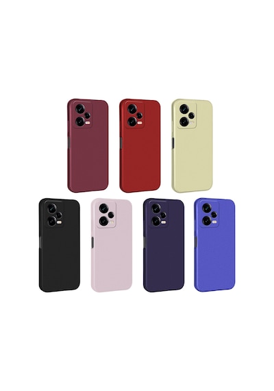 Xiaomi Redmi Note 12 Pro 5g Kılıf Zore Premier Silikon Kapak Gold