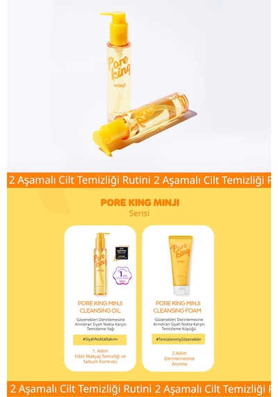 Gözenek Arındıran & Siyah Nokta Karşıtı Temizleme Yağı A'pıeu Pore King Minji Cleansing Oil 60672399