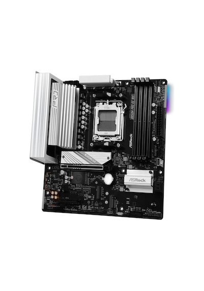 Asrock B850m Pro Rs Wıfı 8000mhz Oc Ddr5 Soket Am5 M.2 Usb 3.2 Hdmı Matx Anakart B850m Pro Rs Wıfı