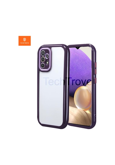 Samsung Uyumlu Galaxy A32 Kılıf Kamera Korumalı Renkli Kenar Ve Çerçeve Tasarımlı A Kalite Kapak
