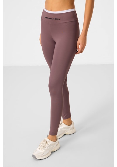 Tommylife Gül Kurusu Esnek Standart Fit Performans Kadın Tayt Takım - 95333 Gülkurusu