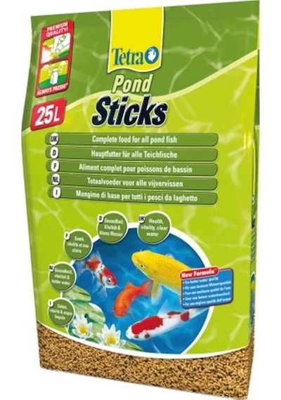 Tetra Pond Sticks Balık Yemi Yeşil 25 L