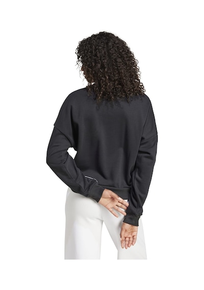 Black/whıte Adidas Kadın Günlük Sweatshirt Essentials 3-stripes French Terry Sweatshirt Je0016 SiYAH