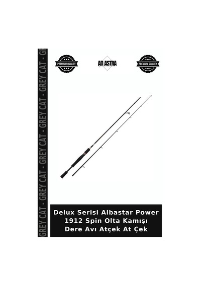 Delux Serisi Albastar Power 1912 Spin Olta Kamışı Dere Avı Atçek At Çek 220cm