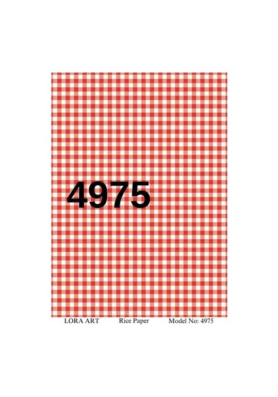 Lora Pirinç Dekopaj Kağıdı 4975