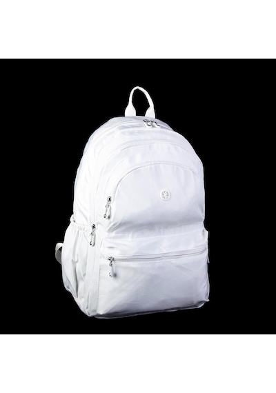 Nas Bag Unisex Büyük Boy Su Geçirmez Waterproof Hafif Sırt Çantası Beyaz