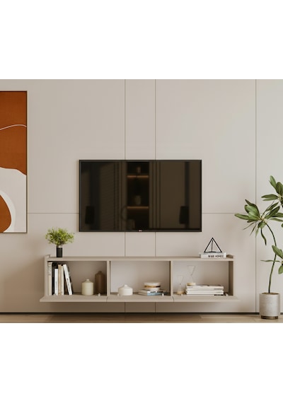 Hitit Tv Ünitesi 160 Cm 100% Mdf Kum Taşı