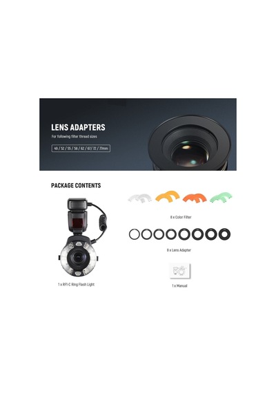 Neewer Rf1-c 76w Makro Ring Flaş