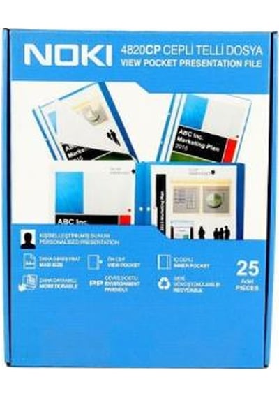 Noki 4820 Cepli Telli Dosya 25'li Paket