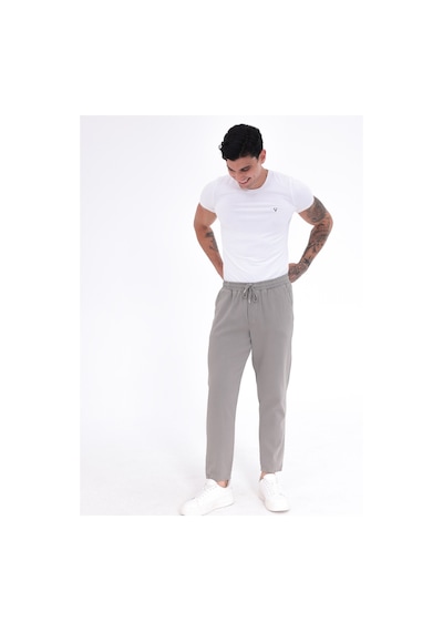 Blayn Jeans Erkek Regular Fit Gabardin Pantolon Günlük Rahat Kesim Klasik Erkek Pantolon Füme