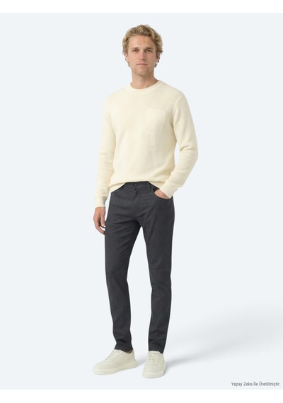 Kip Erkek Siyah Dokuma Regular Fit Casual Pamuk Karışımlı Pantolon Siyah Kip Erkek Siyah Dokuma Regular Fit Casual Pamuk Karışımlı Pantolon Siyah