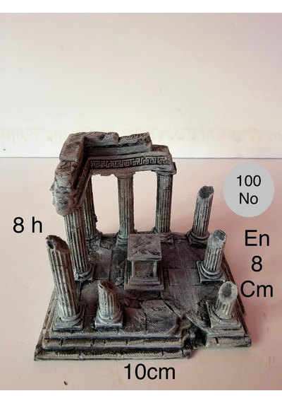 Akvaryum Dekoru Antik Kent No:100 10x8x8h