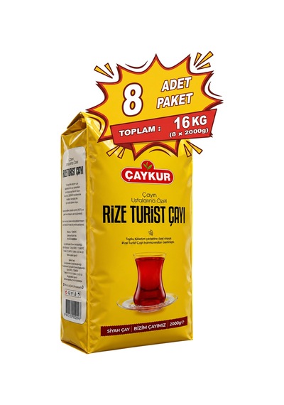 Rize Turist Dökme Çay 2000 Gr. Sekizli Paket