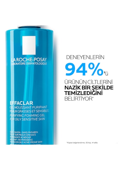La Roche Posay Effaclar Yağlı ve Akneye Eğilim Gösteren Ciltler İçin Temizleme Jeli 400 ML