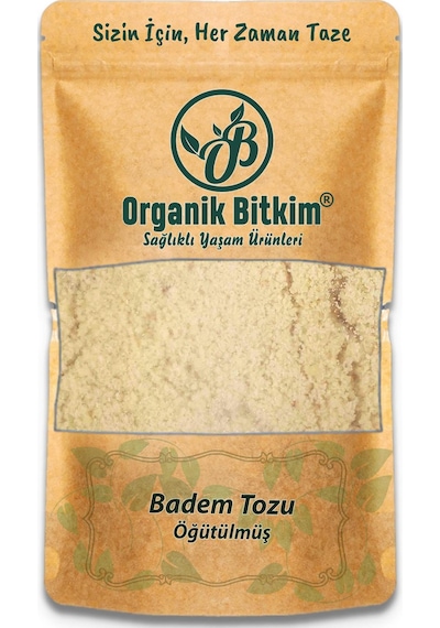 Organik Bitkim Badem Tozu 250 G