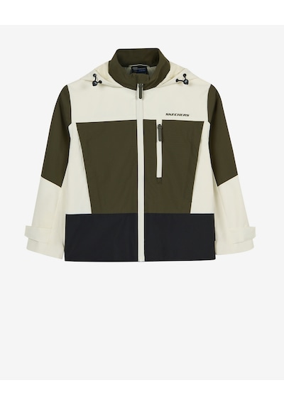 Skechers B Colorblock Fall Jacket Büyük Erkek Çocuk Haki Mont Sk2620093-0255