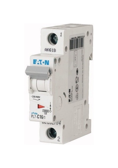 Eaton 262704 Minyatür Devre Kesici - 10ka - C Eğrisi - 1x16a