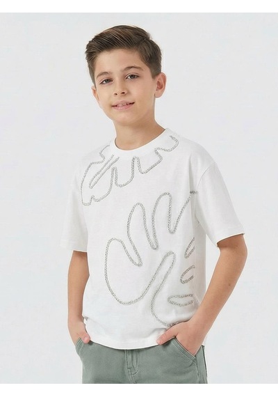 Xo Kids Erkek Çocuk Tişort 4-13 Yaş 1960 BEYAZ