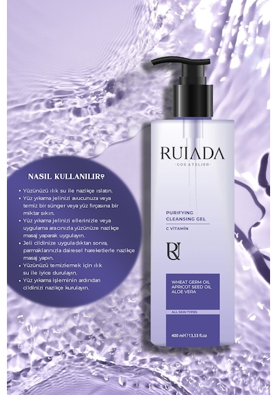 Ruiada C Vitaminli Yüz Yıkama Jeli 400 ML