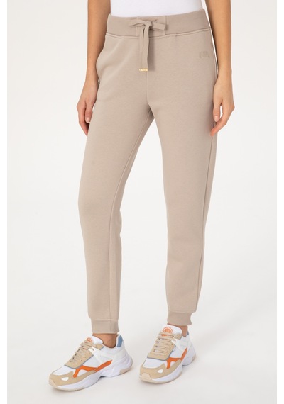 U.S. Polo Assn. Kadın Taş Şardonlu Jogger Örme Pantolon 50319079-VR049