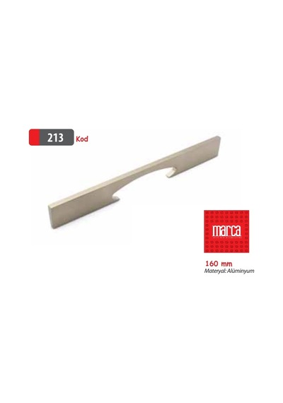 Marca Marka Kulp 213 Model 160 Mm Mat Krom