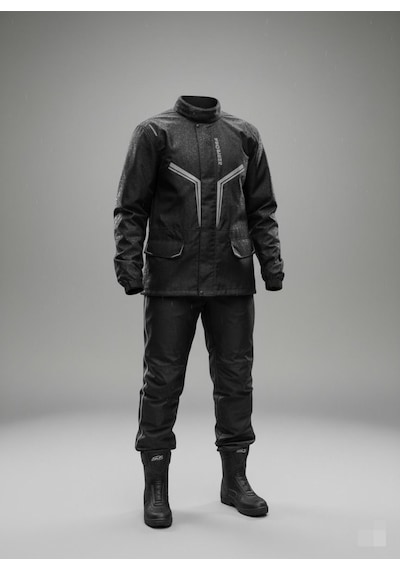 Ebakbak Motosiklet Ve Bisiklet Lüx Yağmurluk Takım Waterproof Oxford Kumaş Astarlı Yağmurluk Takım