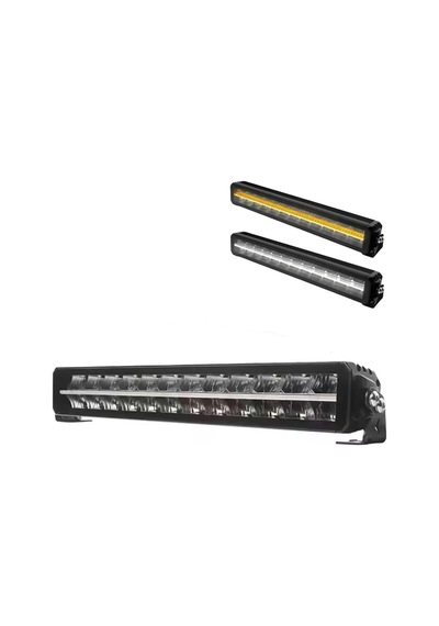 Space Offroad Sis Lambası 55,9 Cm Beyaz Beyaz-sarı Gündüz Ledli 120w 12-36v Adet / Lass361-1