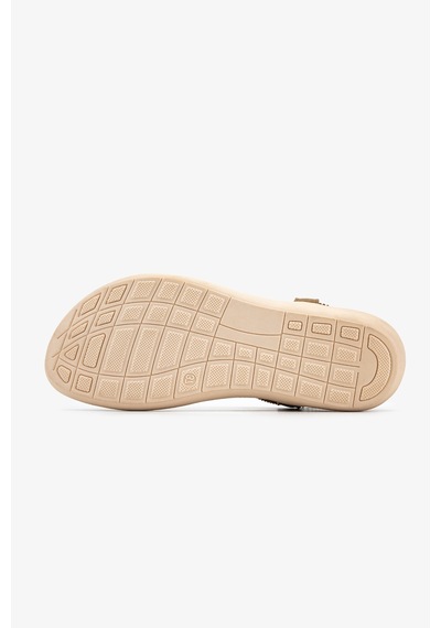 Valmenti Kadın Hakiki Deri Camel Düz Sandalet 1141 7525-rr1 Bn Sndlt Y26 Camel/strass