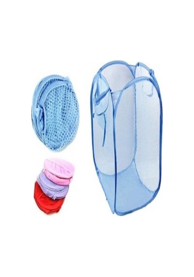 Pembe Kirli Elbise Çamaşır Sepeti Katlanabilir Oyuncak Filesi Büyük Boy 70 Cm Pembe Plastik Pembe Diğer