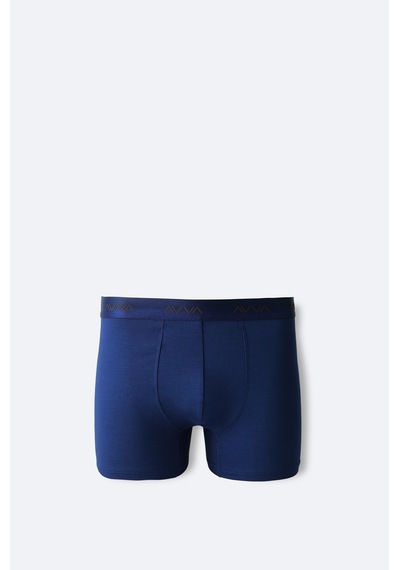 Avva Erkek Lacivert Basic Soft Touch Tekli Regular Fit Boxer B009537