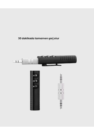 Kablosuz Ses Çözümü 3.5mm Jaklı Bluetooth Müzik Alıcısı 1