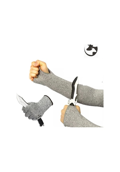 Alpargos 5. Seviye Kesilmeye Dayanıklı Eldiven-kolluk Set 45 Cm M -8 Beden