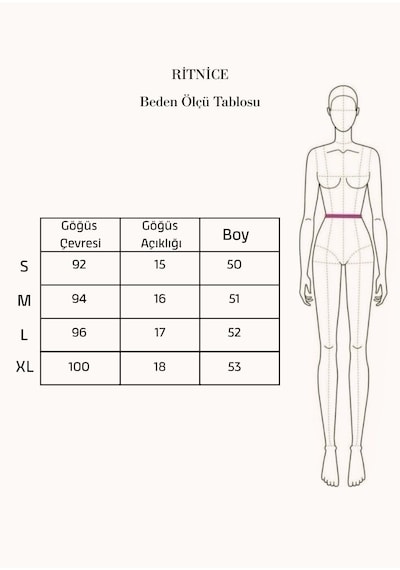 Ritnice Kadın Olivia Lux Touch U Yaka Çıtçıtlı Askılı Ekru Top / Bluz Ekru